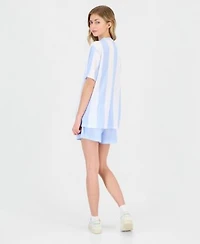 Love Tribe Juniors Snoopy Graphic Jersey T Shirt Shorts