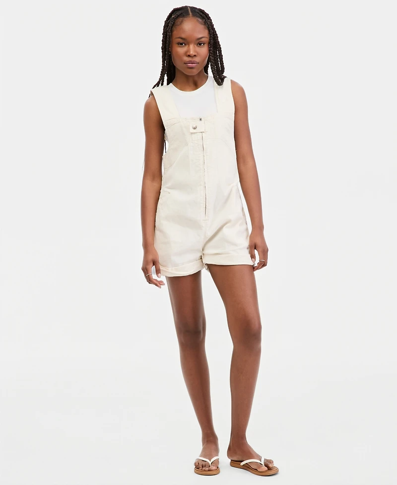 Free People Women's Square Neck Jude Shortalls