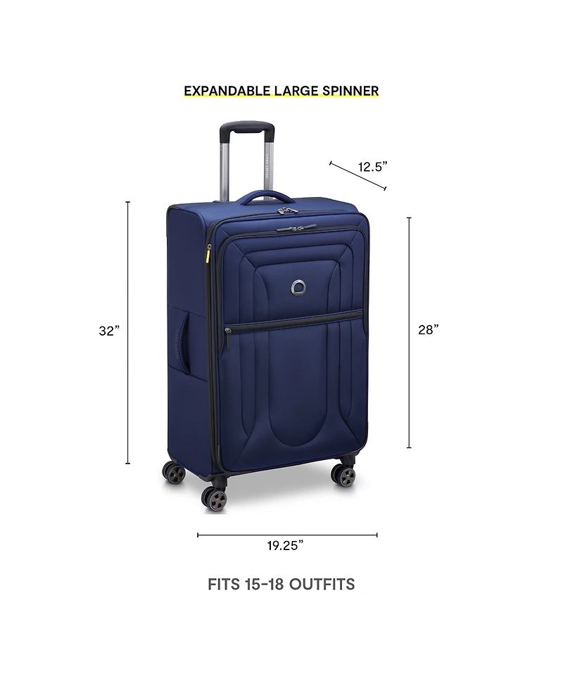 Delsey Paris Shadow Dlx Large Check-In Spinner