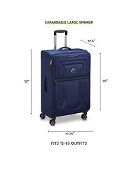 Delsey Paris Shadow Dlx Large Check-In Spinner