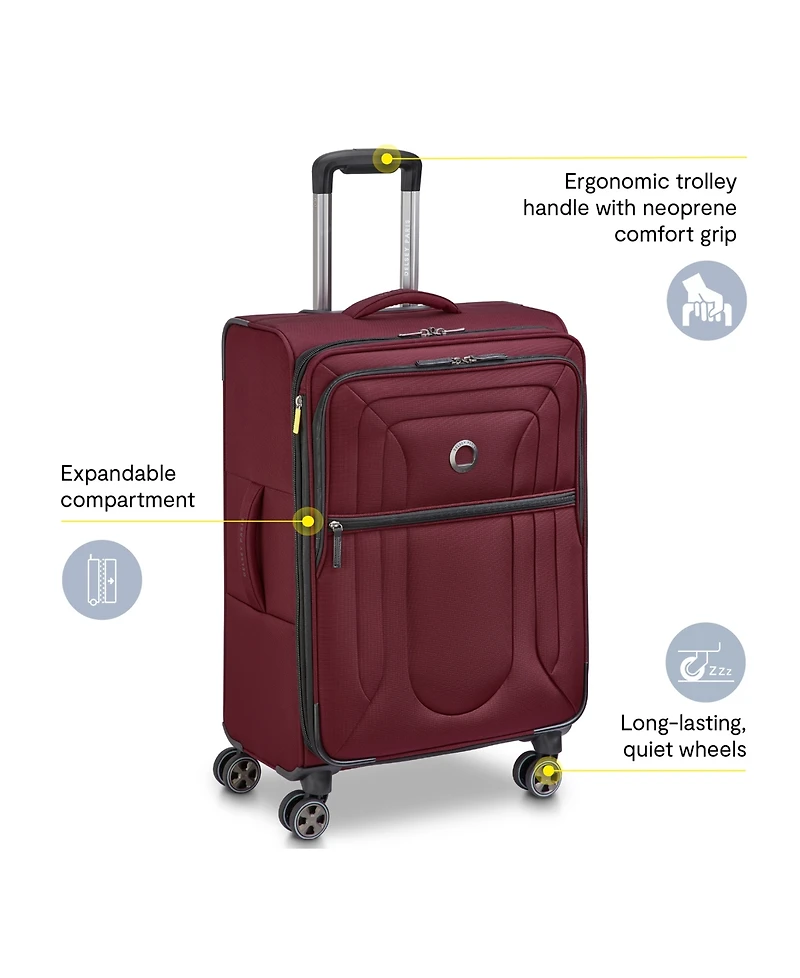 Delsey Paris Shadow Dlx Medium Check-In Spinner
