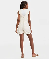 Free People Women's Jude Cotton Square-Neck Shortall