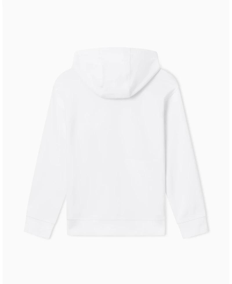 A|X Armani Exchange Men's White Edition Full Zip Sweatshirt