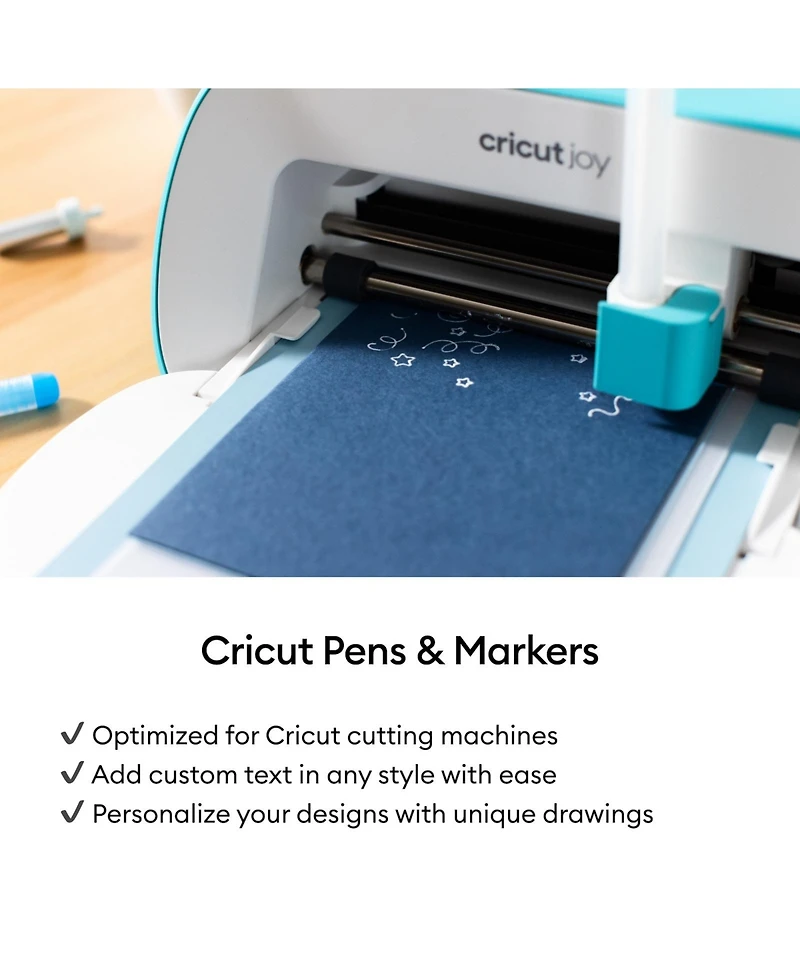 Cricut Acrylic Gel Pens Set, 1.0 mm, 4 Count - For use with Joy & Joy Xtra Machines