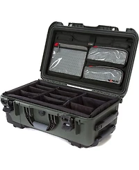 Nanuk Wheeled Series 935 Lightweight Nk-7 Resin Waterproof Hard Case with Lid Organizer and Padded Dividers