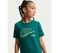 Nike Girls' Brazil Short-Sleeve Soccer T-Shirt