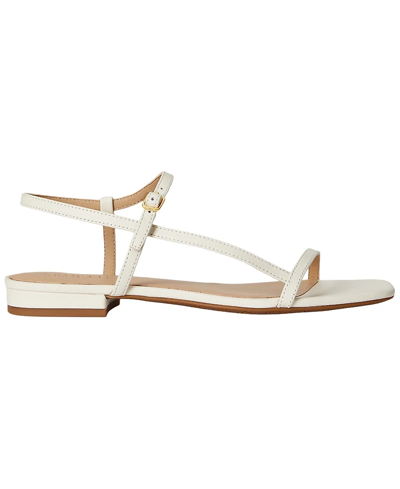 Lauren Ralph Women's Lainee Nappa Flat Sandals