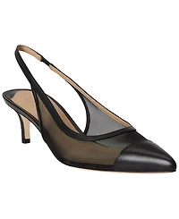 Lauren Ralph Women's Lolah Mesh and Nappa Slingback Pumps