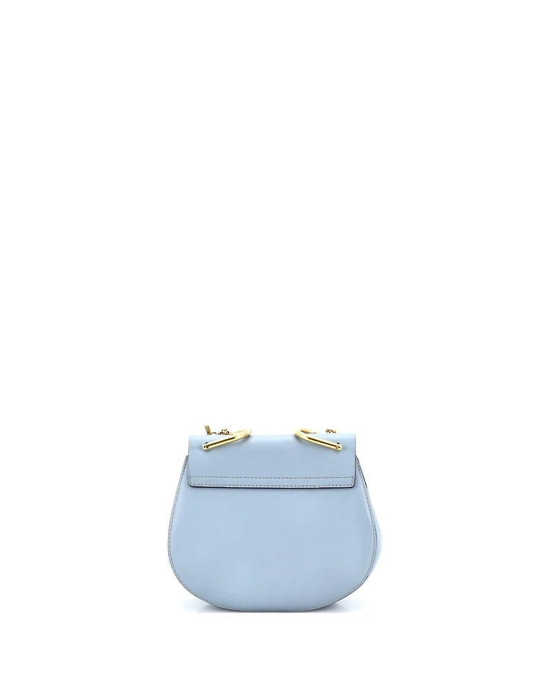 Pre-Owned Chloe Mini Drew Crossbody Bag Leather and Suede