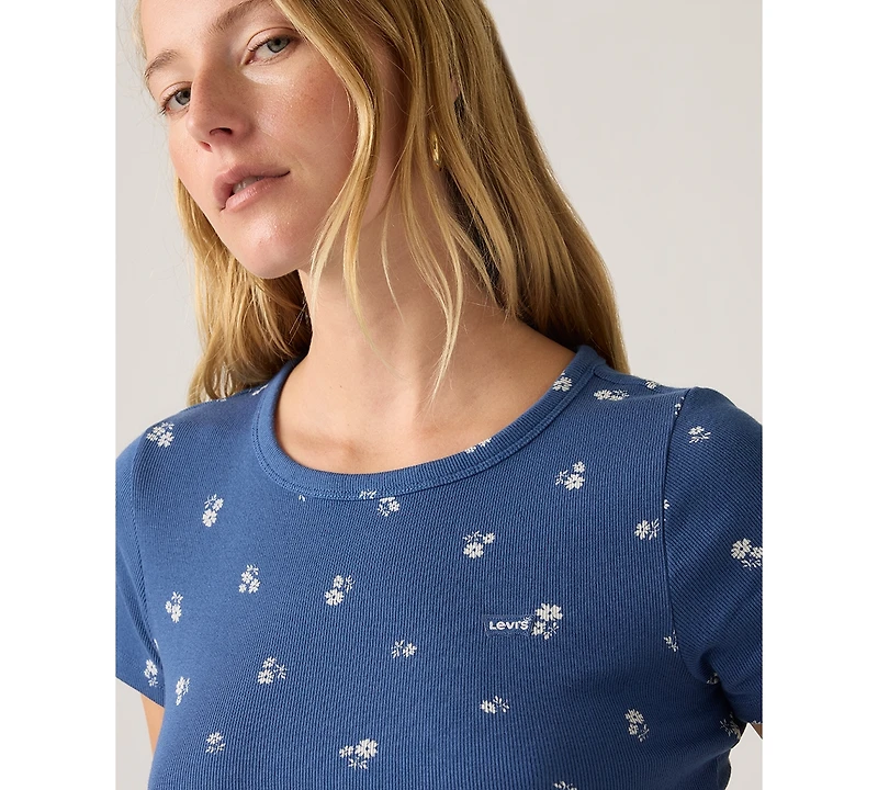 Levi's Women's Hayes Slim-Fit Short-Sleeve Crewneck T-Shirt