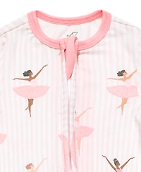 Copper Pearl Baby Girls' Katerina Zip-Up Footie