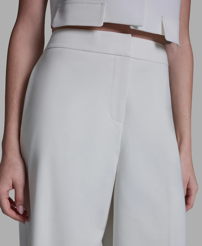 Bcbg Women's High Rise Wide Leg Pants