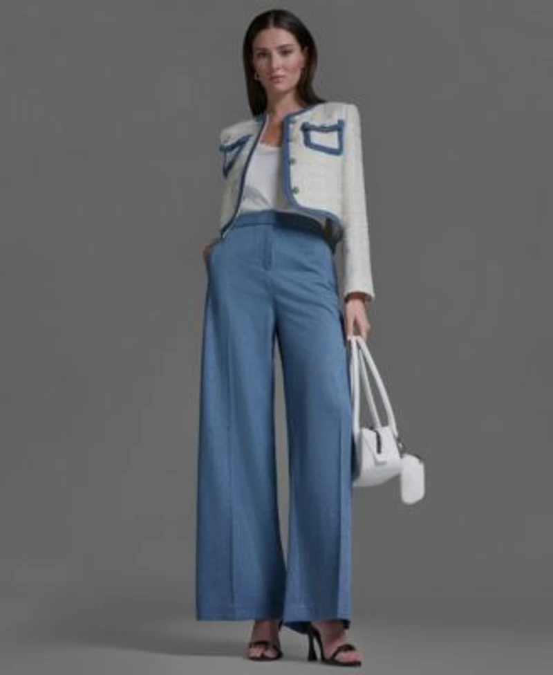 Bcbg Womens Suits Wide Leg Pants Jacket