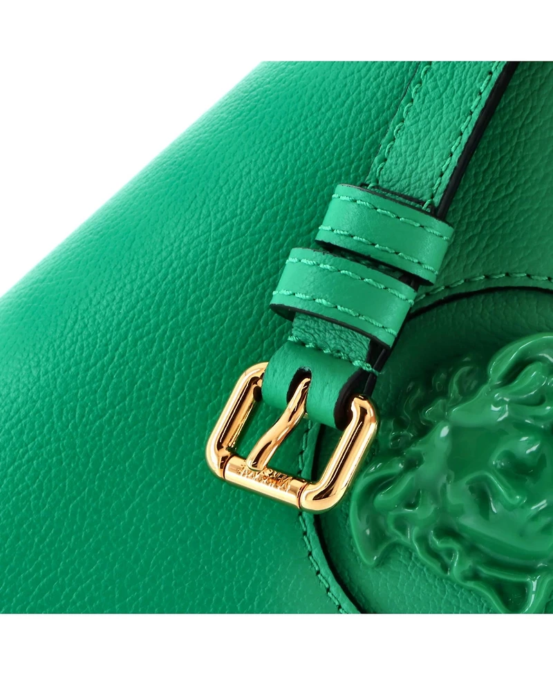 Pre-Owned Versace Small La Medusa Flap Shoulder Bag Leather