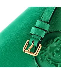 Pre-Owned Versace Small La Medusa Flap Shoulder Bag Leather