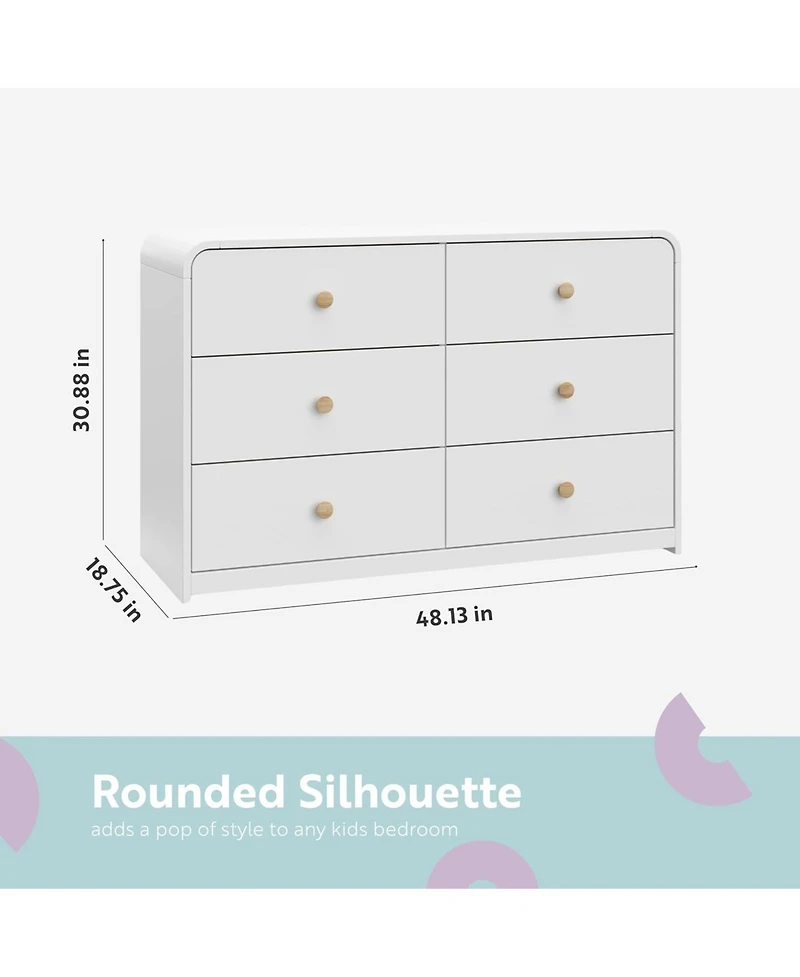 Storkcraft Santos 6-Drawer Dresser