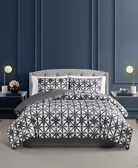 Vince Camuto Classic Shibori Duvet Cover Set