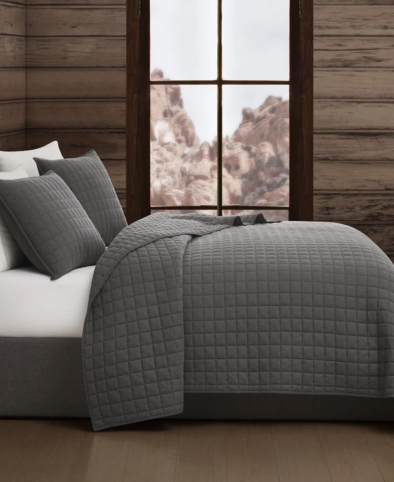 Frye Vintage Washed Cotton 3-Pc. Quilt Set, King