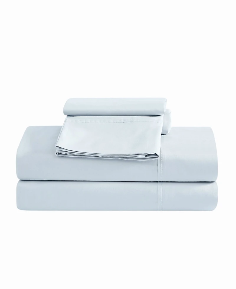 Vince Camuto Classic Percale 400 Thread Count -Pc. Sheet Set