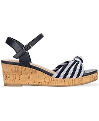 Style & Co Women's Valleyy Knotted Front Wedge Sandals, Macy's Exclusive