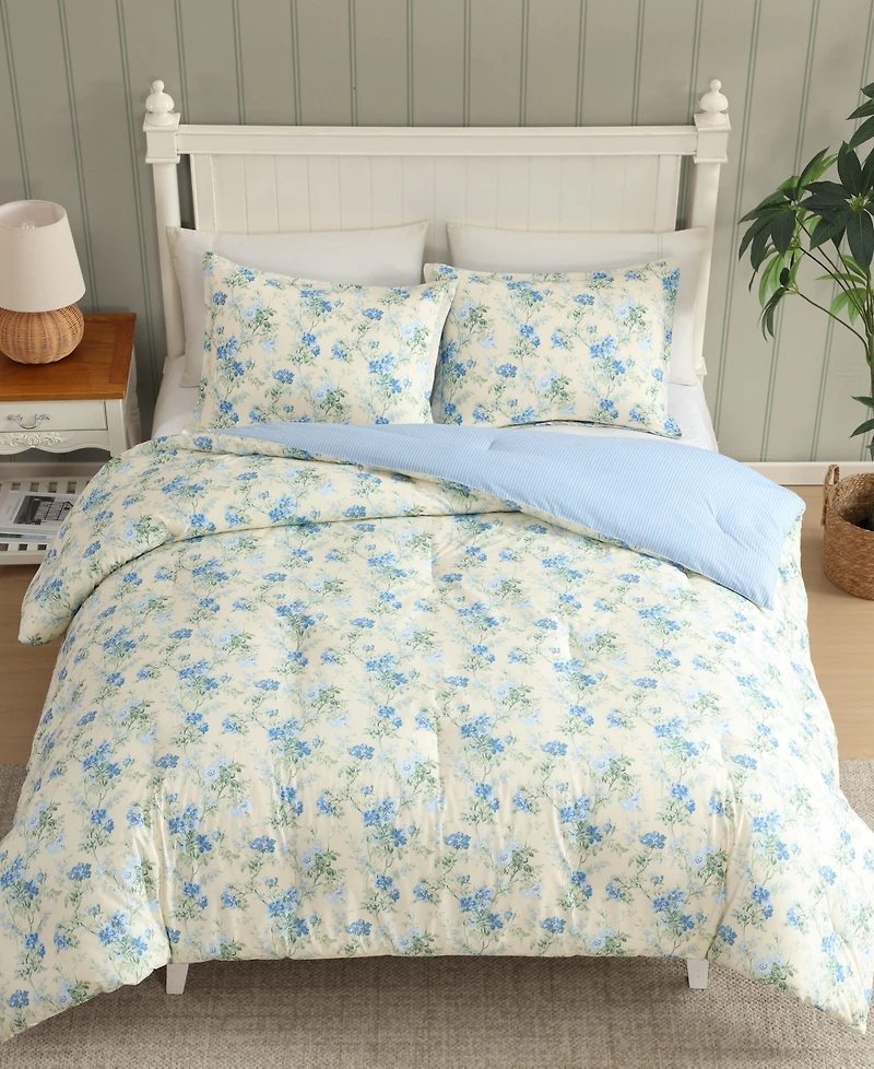 Laura Ashley Blossom Dance 2-Pc. Comforter Set, Twin