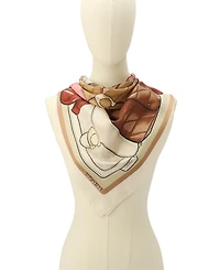 Coach Women's Stacked Tabby Printed Silk Square Scarf