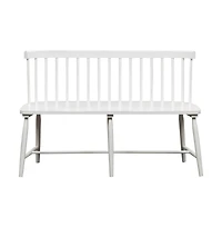 Liberty Furniture Spindle Back Dining Bench - White (Rta) Farmhouse White