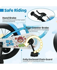 Mecale Inch Kids Bike with Training Wheels