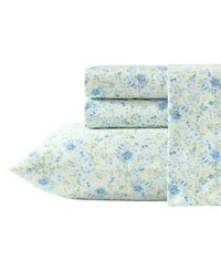 Laura Ashley Rowena 300 Thread Count Cotton Sateen Sheet Sets