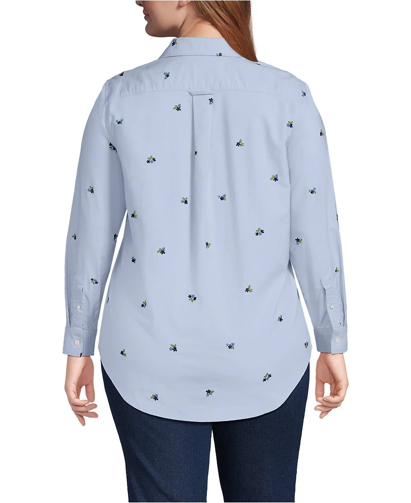 Lands' End Women's Plus Oxford Shirt