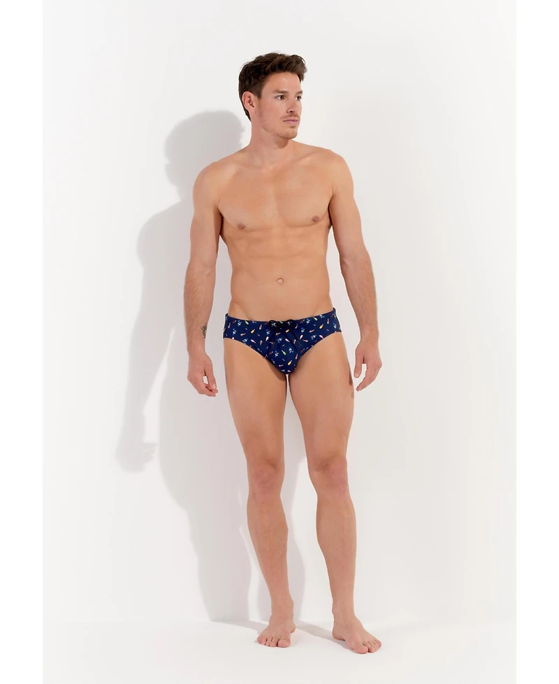 Hom Usa Men's Summer Swim Mini Briefs