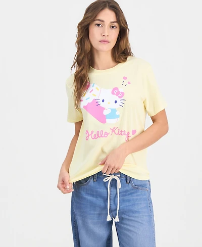 Sanrio Juniors' Hello Kitty Graphic Print T-Shirt