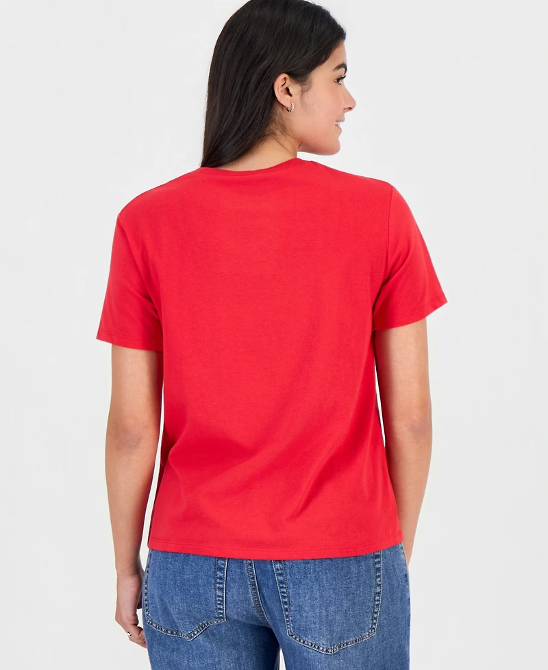 Disney Juniors' Minnie Mouse 4th Of July Graphic Print T-Shirt