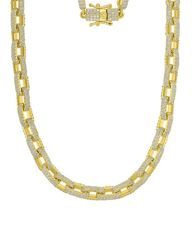 Macy's Cubic Zirconia Paper Clip Chain Necklace