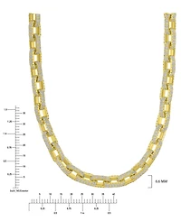 Macy's Cubic Zirconia Paper Clip Chain Necklace
