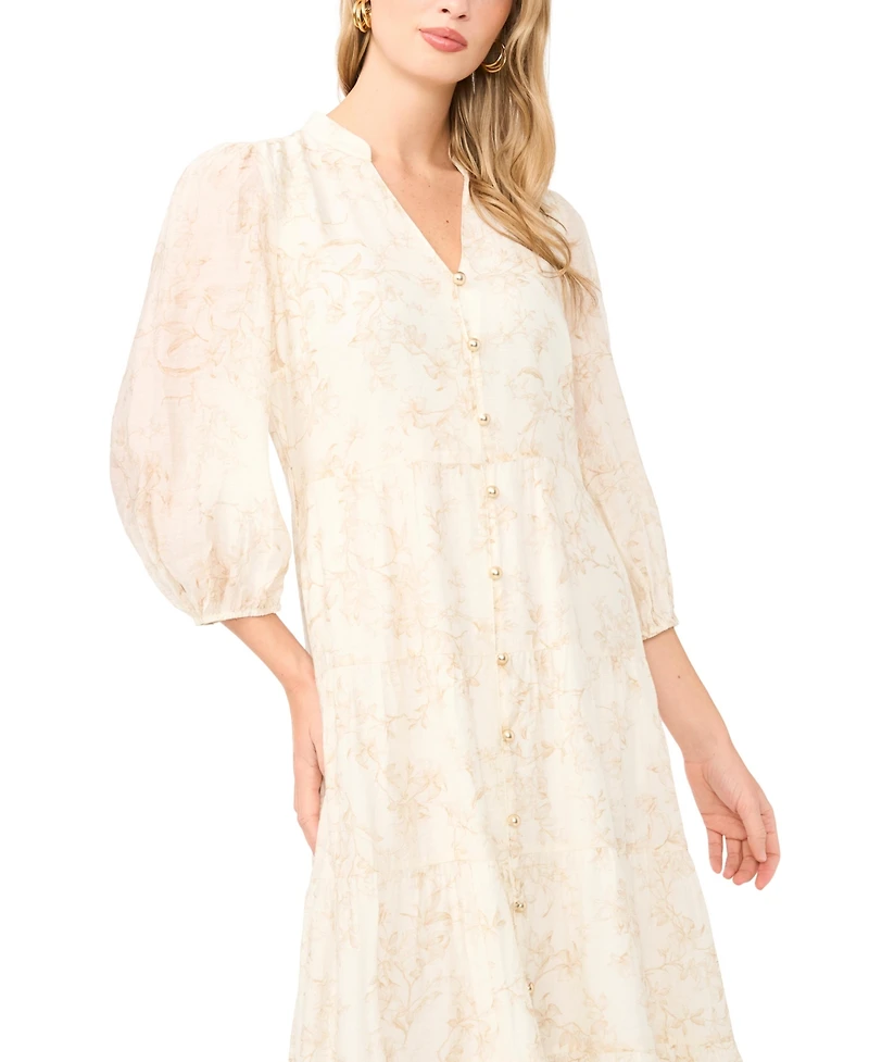 Vince Camuto Women's V-Neck Maxi Dress