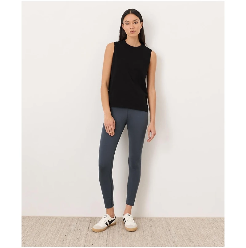 Pact Women's Cotton Slub High Neck Tank Top