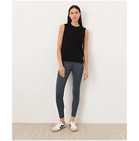 Pact Women's Cotton Slub High Neck Tank Top