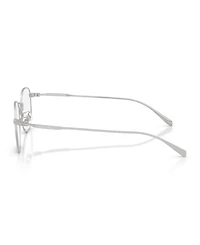 B by Brooks Brothers Men's Round Eyeglasses, BB1131TD