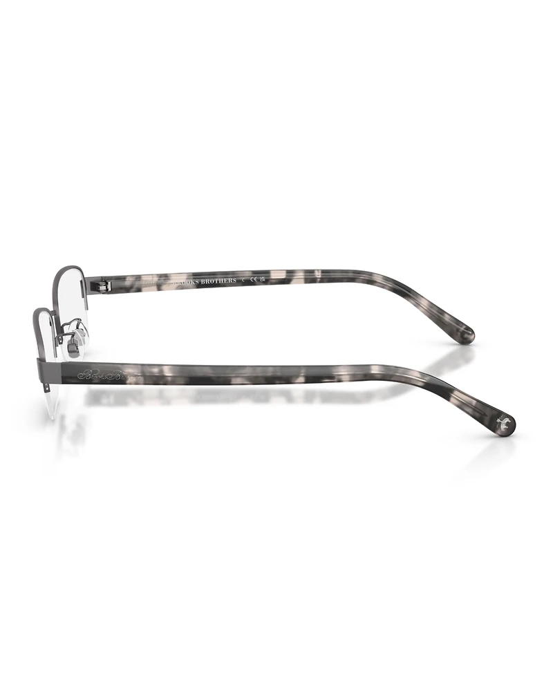 B by Brooks Brothers Men's Oval Eyeglasses, BB1130TD