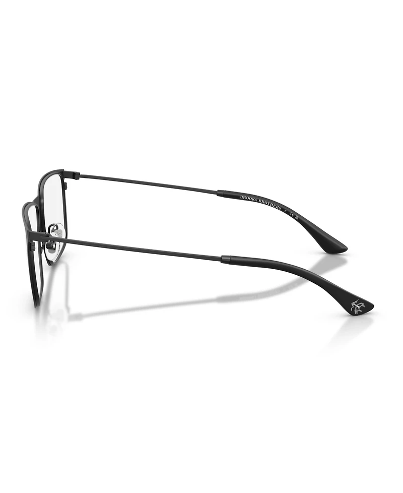 B by Brooks Brothers Men's Rectangle Eyeglasses, BB1127
