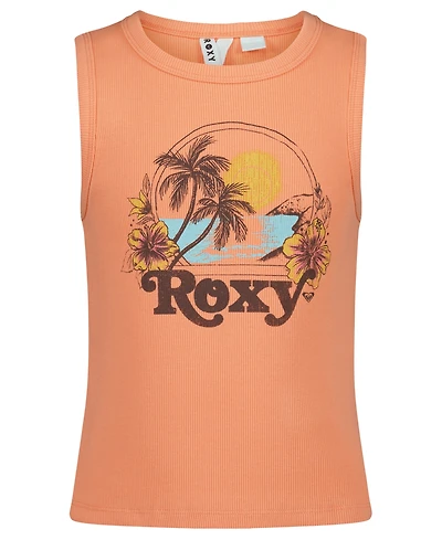 Roxy Girls' 7-16 Crewneck Sleeveless Tank Top