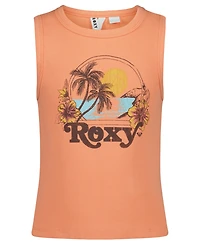Roxy Girls' 7-16 Crewneck Sleeveless Tank Top