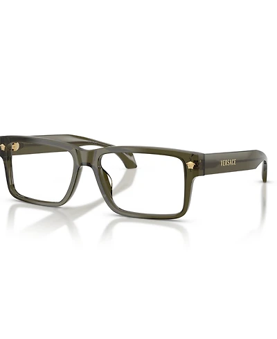 Versace Men's Rectangle Eyeglasses, VE3391U