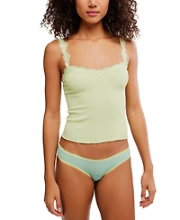 Free People Women's Spring Fever Lace Detail V-Neck Cami Top