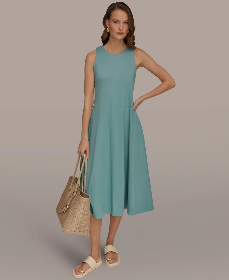 Donna Karan Weekend Women's Crewneck Midi Dress