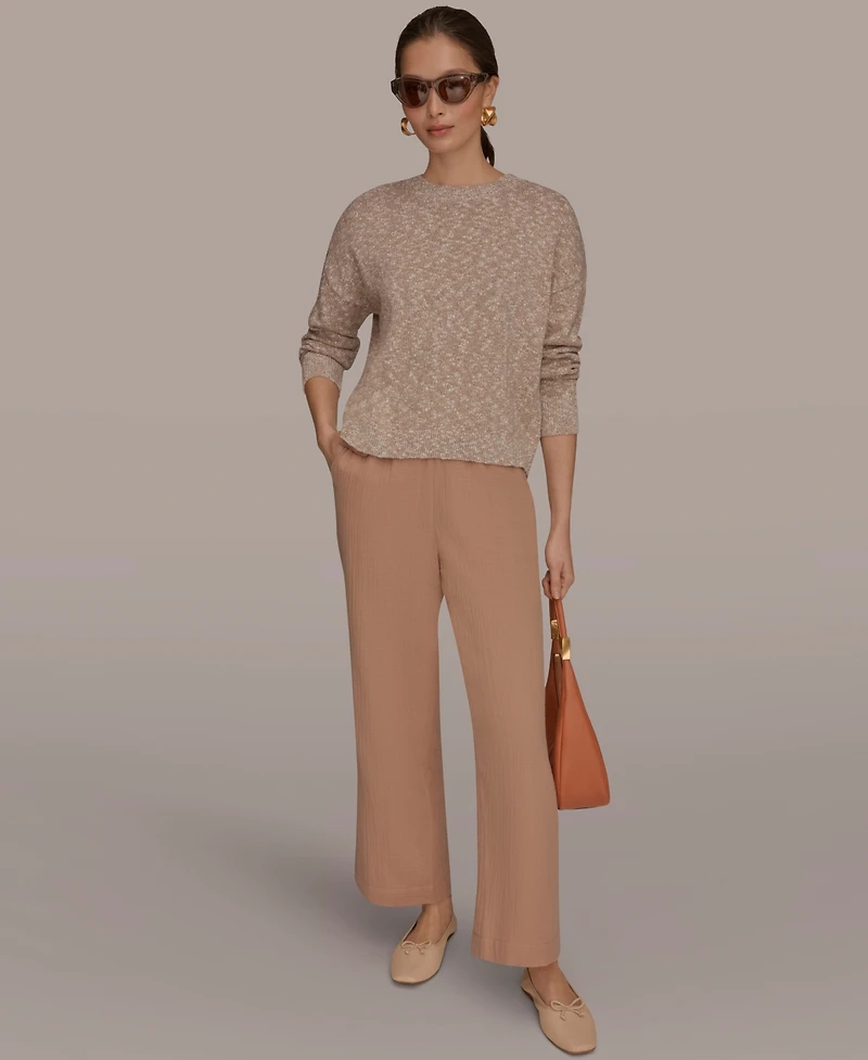 Donna Karan Weekend Women's Crewneck Long-Sleeve Sweater
