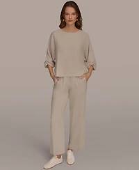 Donna Karan Weekend Women's Boat Neck Blouse
