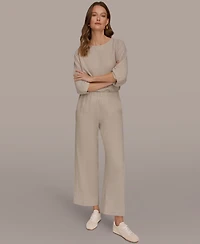 Donna Karan Weekend Women's Mid-Rise Side Seam Pants