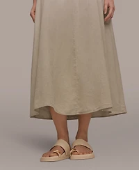 Donna Karan Weekend Women's V-Neck Midi Dress